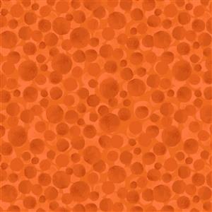 Lewis & Irene Bumbleberries Brazilian Orange Fabric 0.5m
