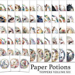 The Crafty Witches Paper Potions Vol XII Digital Download - Farmyard Animals 
