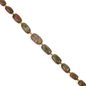 766cts Unakite Graduated Large Nuggets Approx 18x13 to 35x20mm, 38cm Strand