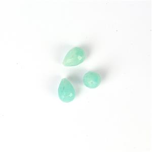Peru Amazonite Faceted Drops