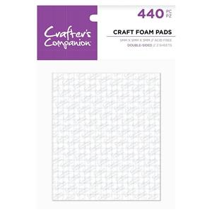 Crafters Companion Foam Pads (5mm x 5mm x 3mm) - 440PC