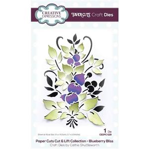 Creative Expressions Paper Cuts Cut & Lift Blueberry Bliss Craft Die