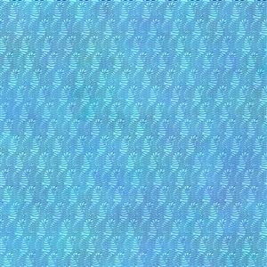 Jason Yenter Calypso II Seahorse Blue Fabric 0.5m