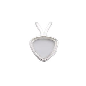 Sterling Silver Triangle Shaker Pendant