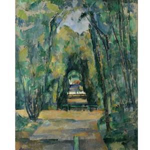 National Gallery Cezanne Avenue At Chantilly Panel 0.9m