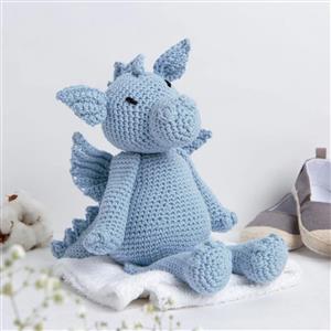 Wool Couture Dom The Dragon Crochet Kit With Free Crochet Hook Worth £4