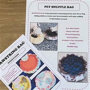 Allison Maryon's Pet Drawstring Snuffle Bag Instructions