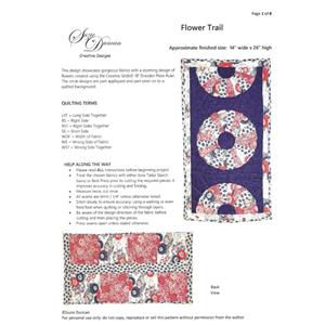 Suzie Duncan's Flower Trail Wall Hanging Instructions