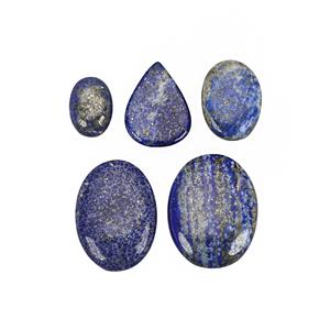 170cts Lapis Lazuli  Mixed Shape & Size (Pack of 3 to 7 Pcs)