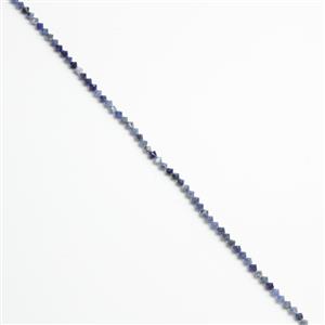 20cts Sodalite Faceted Bicones Approx 4mm, 38cm Strand
