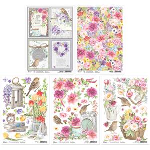 Ciao Bella Paper Sparrow Hill Rice Paper Collection -  1 sheet of each design