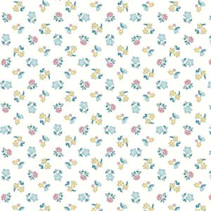 Liberty Collector's Home Natures Jewel Spring Buds Blue Fabric 0.5m