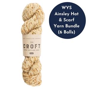 WYS Ainsley Hat & Scarf Yarn Bundle (6 Balls)