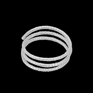 2mm Sterling Silver Textured Wire, 25cm