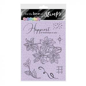 For the Love of Stamps - Floral Favourites - Clematis