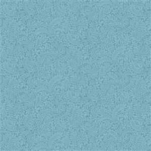 Liberty York Fern Hydrangea Blue Fabric 0.5m