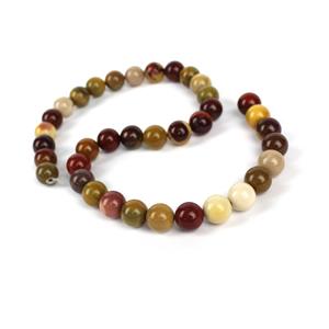 250 cts Mookite Plain Rounds Approx 10mm, 38cm Strand