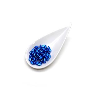 GemDuo Metalust Crown Blue Beads, 8x5mm (8GM)