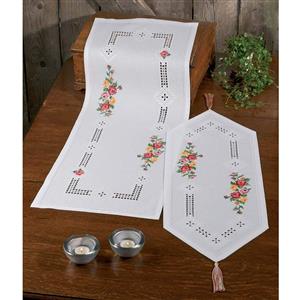Permin. Hardanger Tablerunner Kit