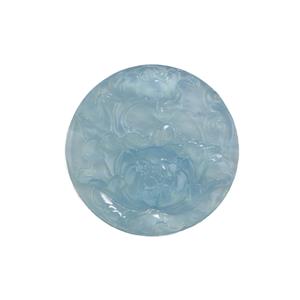 130cts Kashmir Aquamarine Flower Carving Approx 57-60mm, 1pc