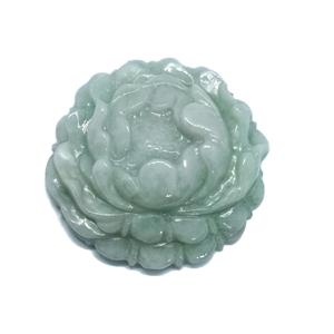 180cts Type A  Jadeite Carved Lotus, Approx. 40mm to 60mm