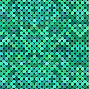 Jason Yenter Colourful Turquoise Sequins Fabric 0.5m
