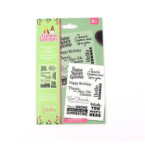 Nature's Garden - Garden Gnomes - A6 Clear Acrylic Stamp - There's Gnome One Like You - 8PC