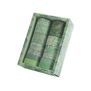 Mint Washi Tape Pack (12spools, 3m/spool)