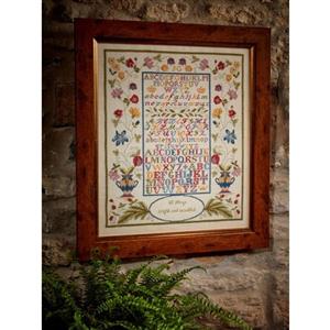 Cross Stitch Guild Fanciful Alphabets on Linen