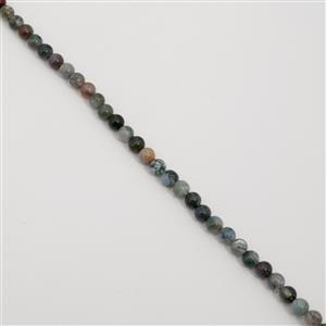 175cts Fancy Jasper Plain Rounds Approx 8mm, 38cm Strand