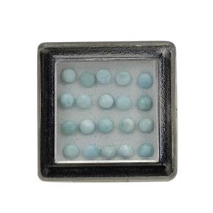 2.50cts Larimar Round Cabochon Approx 2.5 to 3mm (Pack of 20)