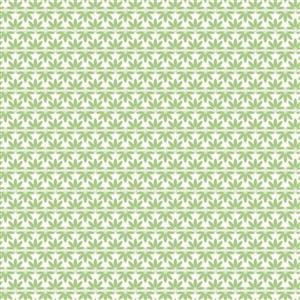 Riley Blake Melody Collection Deco Leaves Grass Fabric 0.5m