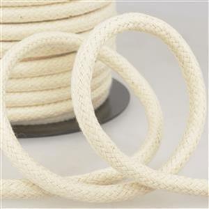 White Jute Piping Cord 10mm x 0.5m (Cut To Order)