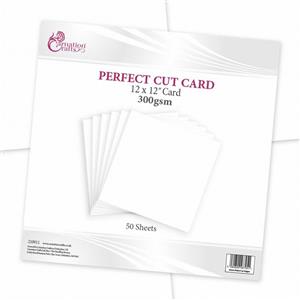 Carnation Crafts Perfect Cut 12 x 12 300gsm, 50 Sheets