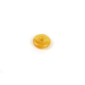 11cts Butterscotch Baltic Amber Donut Approx 24mm, 1pc