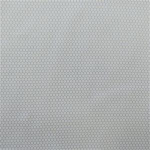 Lightwater Honeycomb Pattern In Sky Blue and Royal Blue Cotton Italian Shirting Fabric 0.5m