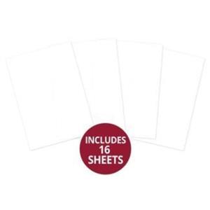 Parchment Essentials - Dove White,	16 sheets - 8 colours x 2 of each