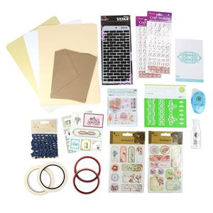 Acorn Creative. 20 piece assorted craft pack. Neutrals. Contents can vary.