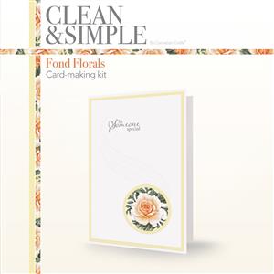 Dispatched 13th February - Clean & Simple Fond Florals Cardmaking Kit