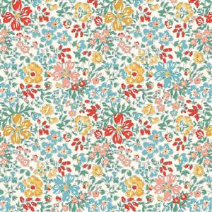 Liberty Collector's Home Curiosity Brights Botanist's Blossom Fabric 0.5m