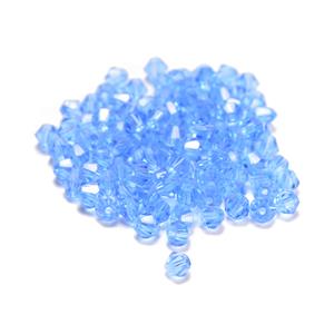 Light Sapphire Glass Bicone Beads 3mm (100pcs)