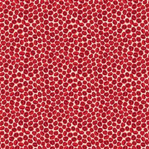 Lewis & Irene Poppies Collection Tiny Poppies Cream Fabric 0.5m