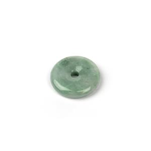Type A Light Green Jadeite Huaigu Approx 18mm, 1pc