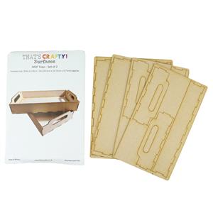 That's Crafty! Surfaces MDF Small Trays - Set of 2