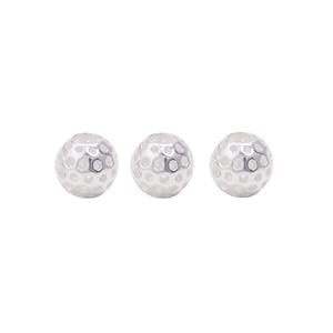 925 Sterling Silver Hollow Checkerboard Ball Spacer Bead 8mm (3pcs)