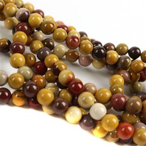 894.50cts Mookite Plain Round Approx 8mm, 2 Meter Strand