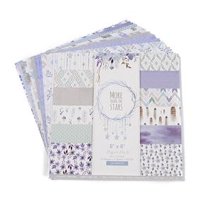 More Than The Stars 6″Scrapbook 160gsm ( 12 Different Designs*2Sheets )