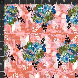 Boho Blooms Scattered Bouquets Fabric 0.5m