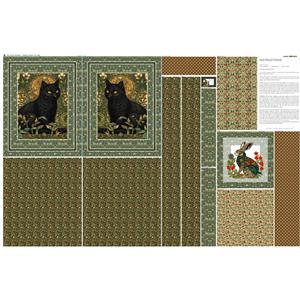 The Crafty Witches Timeless Classics Tote Bag Fabric Panel (140 x 92cm)