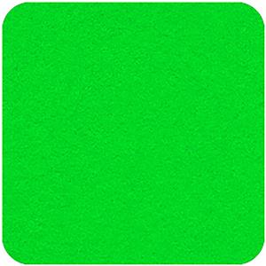 Felt Square in Super Bright Green 22.8 x 22.8 x 22.8cm (9 x 9